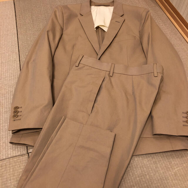 ACNE(アクネ)のアクネ セットアップスーツベージュオールシーズンジャケットコットンスラックス メンズのスーツ(セットアップ)の商品写真