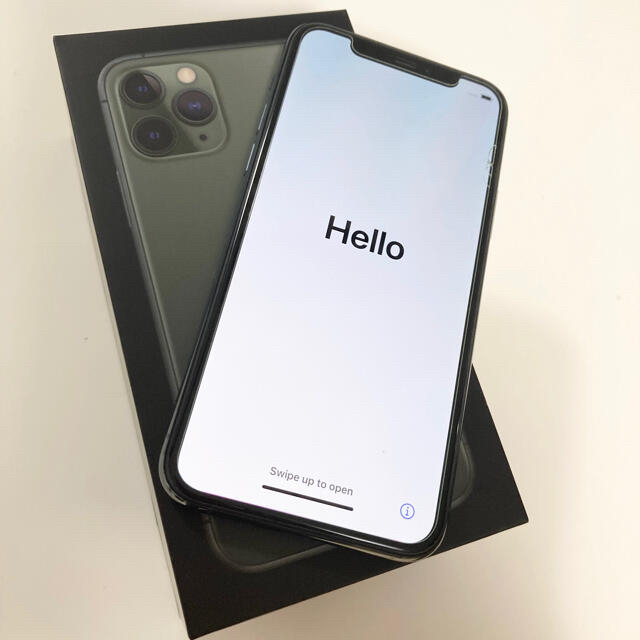 新版 Phone SIMロック解除済 ミッドナイトグリーン 256GB Pro 11