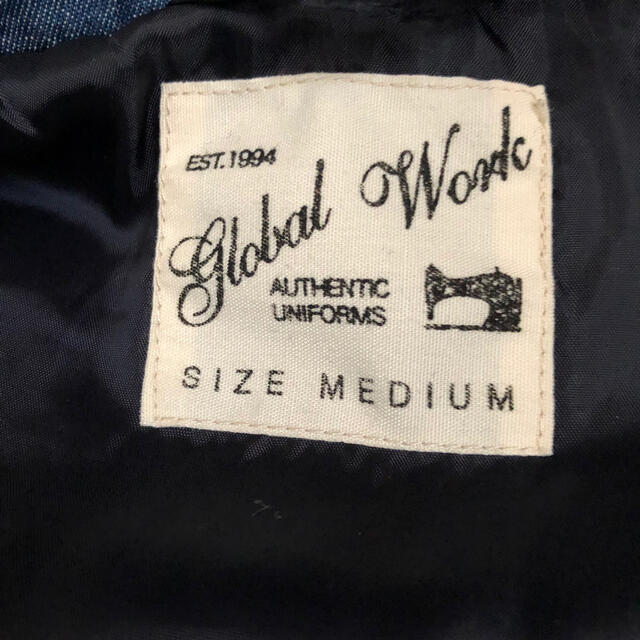 GLOBAL WORK(グローバルワーク)のグローバルワーク デニムベスト M メンズのジャケット/アウター(ダウンベスト)の商品写真