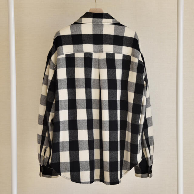 UNUSED block check shirt jacket キムタク着用