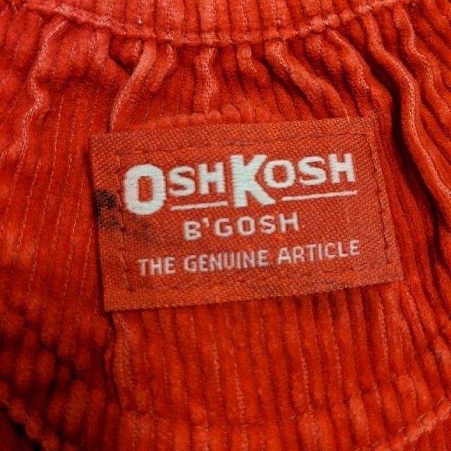 OshKosh(オシュコシュ)のVINTAGE OSHKOSH ジャンパースカート コーデュロイ　4T キッズ/ベビー/マタニティのキッズ服女の子用(90cm~)(ワンピース)の商品写真
