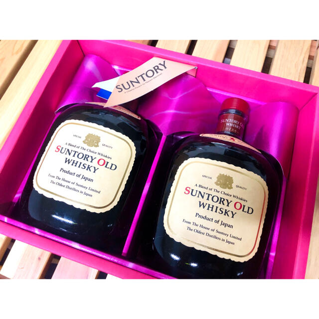 サントリー(サントリー)の【値下げ】SUNTORY OLD ウイスキー 2本セット 食品/飲料/酒の酒(ウイスキー)の商品写真