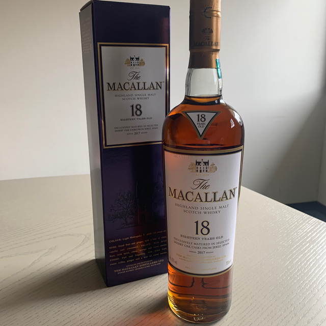 食品/飲料/酒マッカラン MACALLAN シングルモルト １８年2017