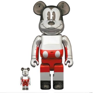 メディコムトイ(MEDICOM TOY)のBE@RBRICK FUTURE MICKEY (2nd) 100% 400%(その他)