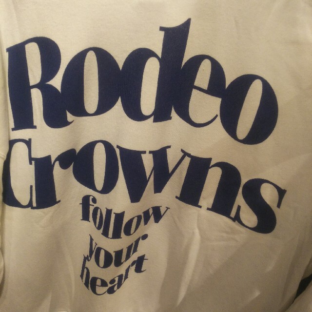 RODEO CROWNS WIDE BOWL(ロデオクラウンズワイドボウル)の新品ホワイト※早い者勝ちノーコメント即決しましょう❗️ご決断お急ぎください… レディースのトップス(トレーナー/スウェット)の商品写真