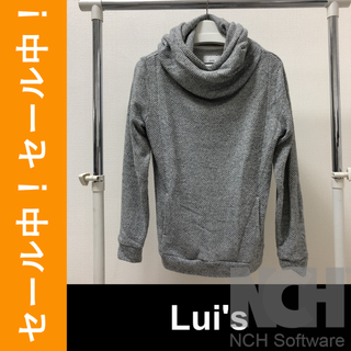 ジョンローレンスサリバン(JOHN LAWRENCE SULLIVAN)の㉟【本日最終出品】Lui's／M／黒／グレー／パーカー／長袖／トップス(パーカー)