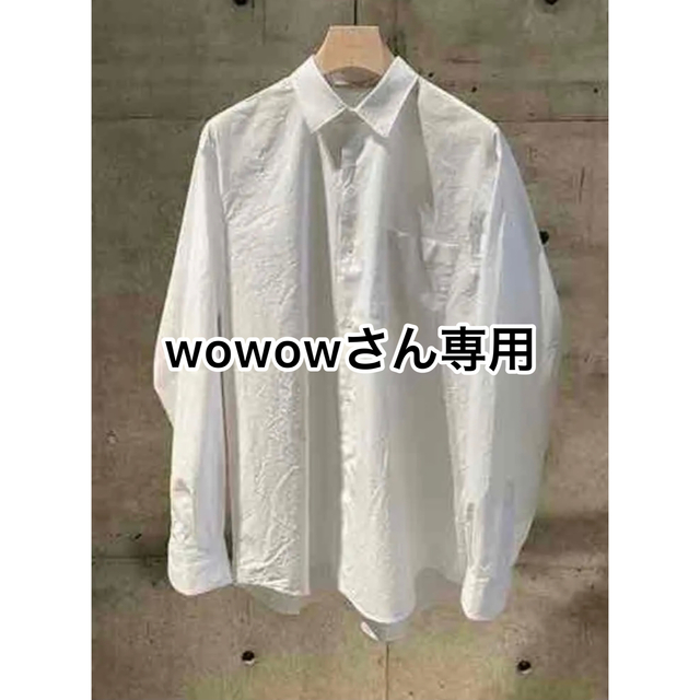 COMOLI(コモリ)の今期2020AW  COMOLIシャツ/white/size4 メンズのトップス(シャツ)の商品写真