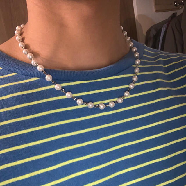 KAPITAL(キャピタル)のパールネックレス　pearl  necklace メンズのアクセサリー(ネックレス)の商品写真