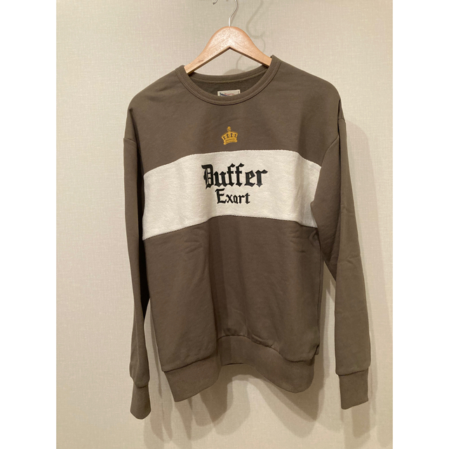 The DUFFER of ST.GEORGE(ザダファーオブセントジョージ)の【定価35200円】エンボス加工 千鳥柄ショートブルゾン ダウン M メンズのジャケット/アウター(ダウンジャケット)の商品写真