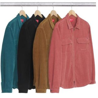 シュプリーム(Supreme)のSupreme 17AW corduroy zip up shirt(シャツ)