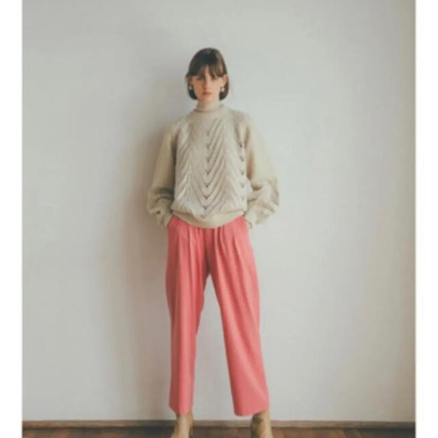 STUDIOUS - ニット CLANE 白 OPENWORK CABLE KNIT サイズ1の通販
