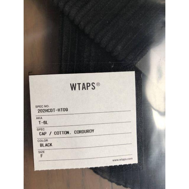 W)taps(ダブルタップス)のBLACK 20AW WTAPS T-6L / CAP / COTTON. CO メンズの帽子(キャップ)の商品写真