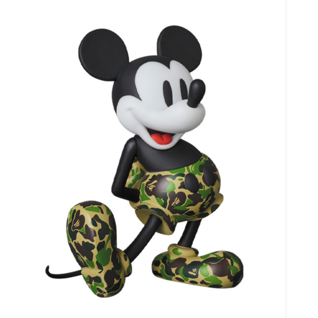 MEDICOM TOY(メディコムトイ)の【新品・未使用】VCD BAPE(R) MICKEY MOUSE グリーンカモ エンタメ/ホビーのフィギュア(その他)の商品写真