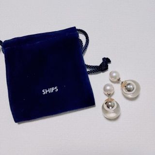 シップス(SHIPS)のSHIPS　クリアボール　キャッチパール　ピアス(ピアス)