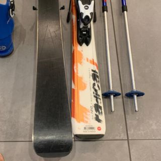 ロシニョールスキー板120cmラングブーツ20.5cmストック長さ調整可105-