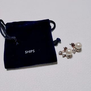 シップス(SHIPS)のSHIPS　パール　デザイン　ピアス　シップス(ピアス)