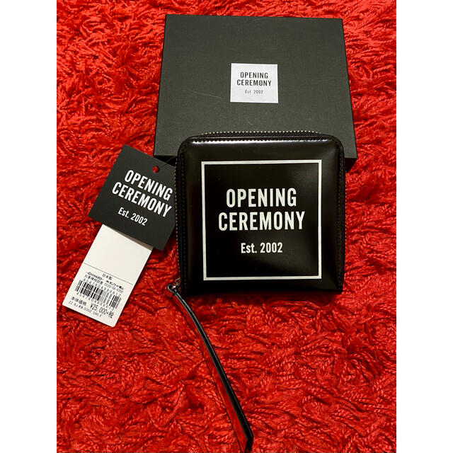 OPENING CEREMONY(オープニングセレモニー)の✨オープニングセレモニー財布　黒✖️ゴールド✨やぎ革　新品未使用❣️ レディースのファッション小物(財布)の商品写真