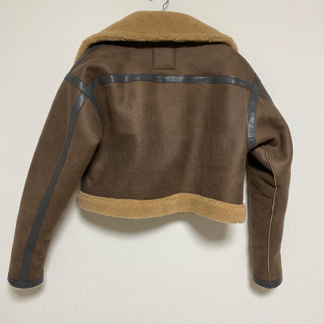 juemi 】Seam Tape Short Mouton Jacket - ムートンコート