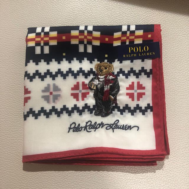 Ralph Lauren(ラルフローレン)のRalph Lauren POLO クリスマス　ハンカチ レディースのファッション小物(ハンカチ)の商品写真