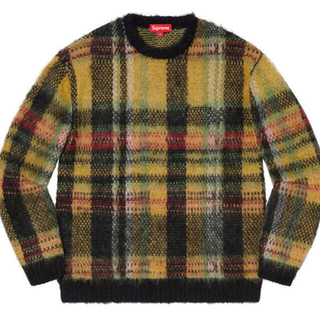シュプリーム(Supreme)の定価以下　Supreme Brushed Plaid Sweater XL (ニット/セーター)