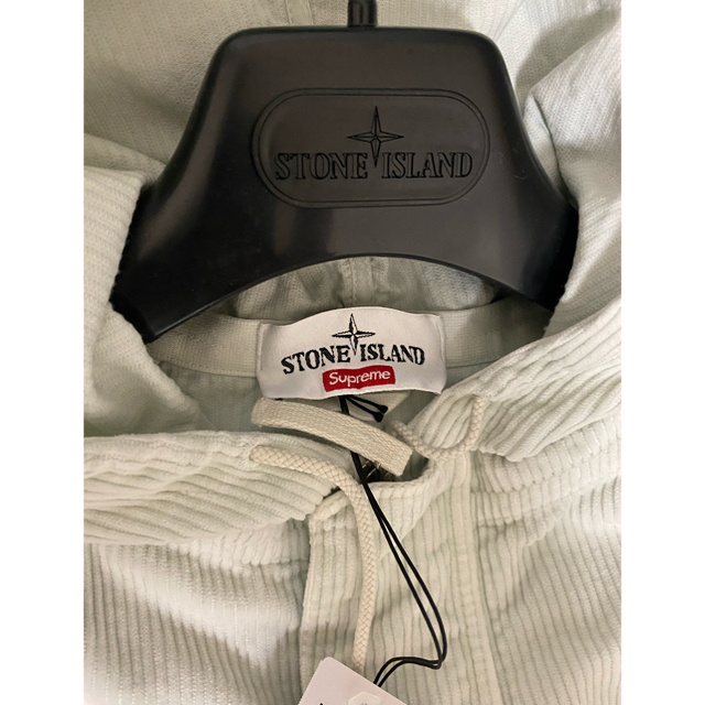 Supreme(シュプリーム)のSupreme Stone Island Corduroy Jacket 白M メンズのジャケット/アウター(その他)の商品写真