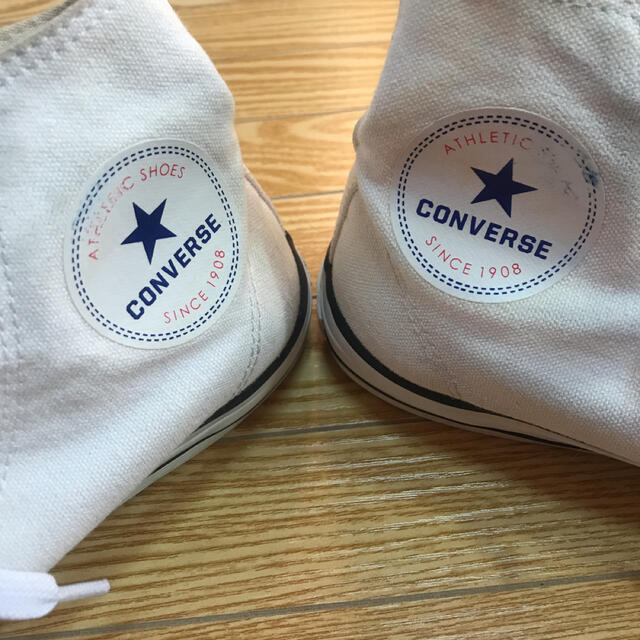 CONVERSE(コンバース)のコンバース　白　ハイカット レディースの靴/シューズ(スニーカー)の商品写真