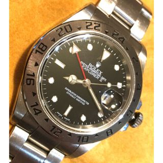 ロレックス(ROLEX)のロレックス本物保証★16570エクスプローラー2黒★K番ROLEX EXPII(腕時計(アナログ))