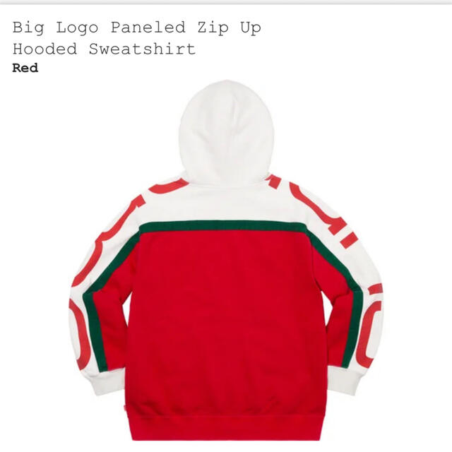 Big Logo Paneled ZipUp Hooded Sweatshirt