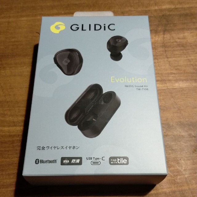 オーディオ機器GLIDIC tw-7100  新品未開封　ワイヤレスイヤホン