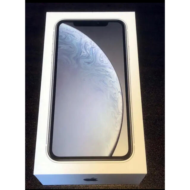 新品未使用】iPhone XR White 64 GB SIMフリー - スマートフォン本体