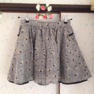 シュカ(shuca)のshuca♡チェック×花フレアキュロット(キュロット)