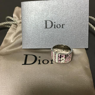 ディオール(Dior)の美品☆ギャランティ付Diorロゴリング(リング(指輪))