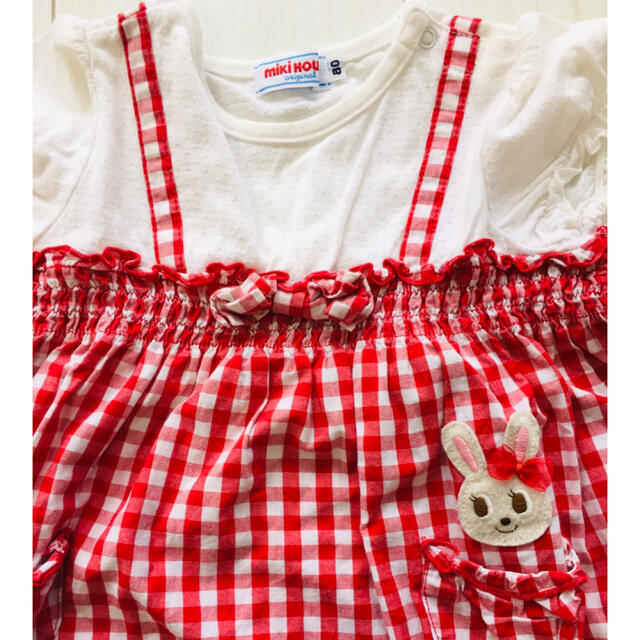 mikihouse(ミキハウス)のミキハウス　トップス キッズ/ベビー/マタニティのベビー服(~85cm)(Ｔシャツ)の商品写真