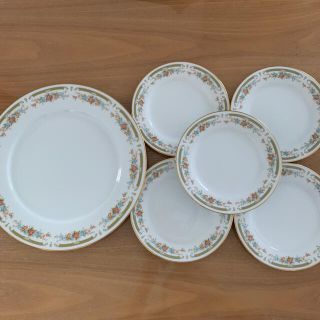 ノリタケ(Noritake)のアンティークノリタケ　大皿、小皿5枚セット(食器)