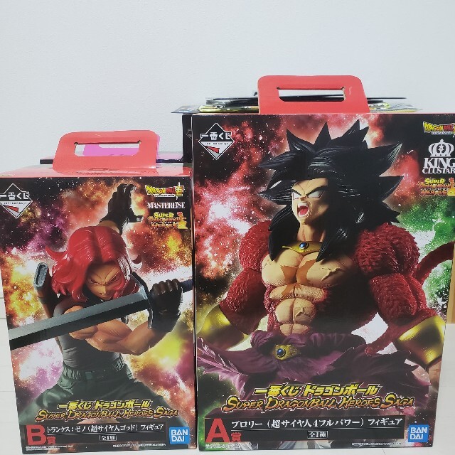 ドラゴンボール(ドラゴンボール)のドラゴンボール一番くじ　A賞B賞　ブロリー　トランクス エンタメ/ホビーのフィギュア(アニメ/ゲーム)の商品写真