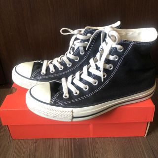 コンバース(CONVERSE)のconverse ハイカット 25cm 黒(スニーカー)