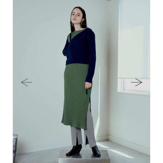 オーラリー BEAUTY&YOUTH UNITED ARROWS - soduk overlap knit