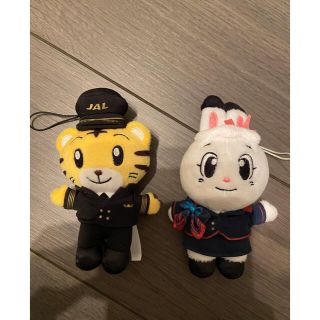 ジャル(ニホンコウクウ)(JAL(日本航空))のJAL限定しまじろうとみみりん(ぬいぐるみ/人形)