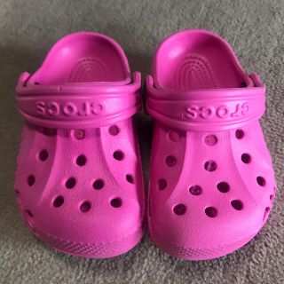 クロックス(crocs)の子供用　クロックス　サイズ4c5(サンダル)