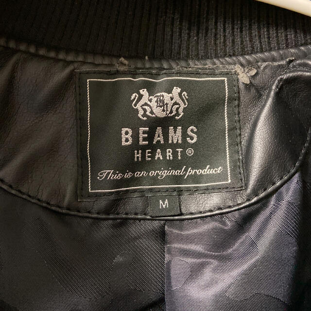 BEAMS(ビームス)のライダースジャケット レザージャケット　BEAMS メンズのジャケット/アウター(ライダースジャケット)の商品写真