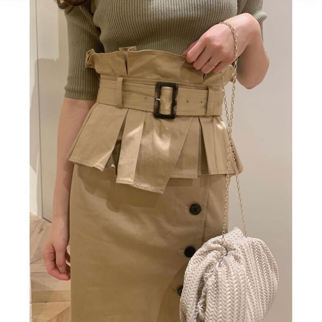 SNIDEL(スナイデル)のSNIDEL♡ポンチタイトストレッチスカート レディースのスカート(ひざ丈スカート)の商品写真
