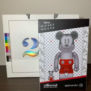 メディコムトイ(MEDICOM TOY)のBE@RBRICK FUTURE MICKEY  100％ & 400％(その他)