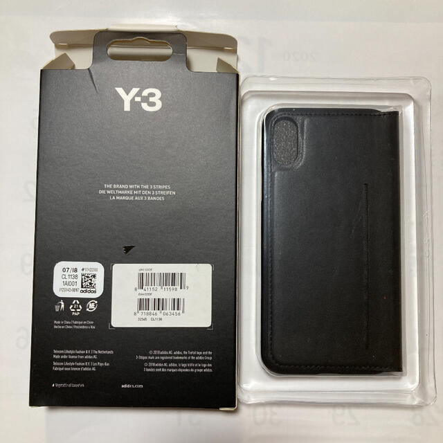 Y-3(ワイスリー)の新品 Y-3 手帳型iPhoneケース（X） メンズのメンズ その他(その他)の商品写真