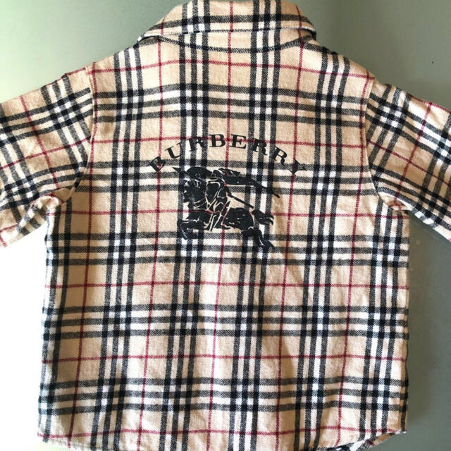 BURBERRY(バーバリー)の美品/バーバリーロンドン/BURBERRY/子供服/ノバチェック/80cm キッズ/ベビー/マタニティのベビー服(~85cm)(シャツ/カットソー)の商品写真