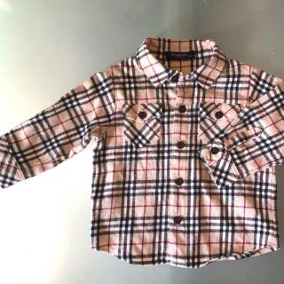 バーバリー(BURBERRY)の美品/バーバリーロンドン/BURBERRY/子供服/ノバチェック/80cm(シャツ/カットソー)