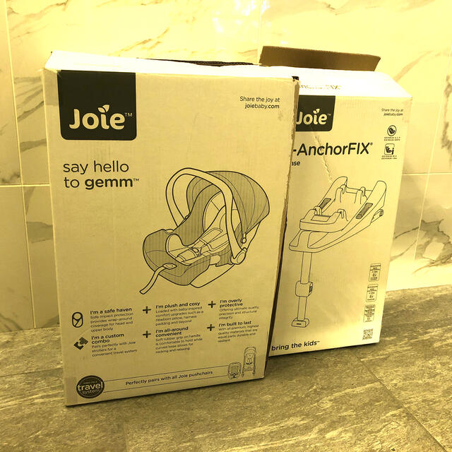 おトク】 チャイルドシート【Joie】gemm + i-Anchor FIX BASE 自動車