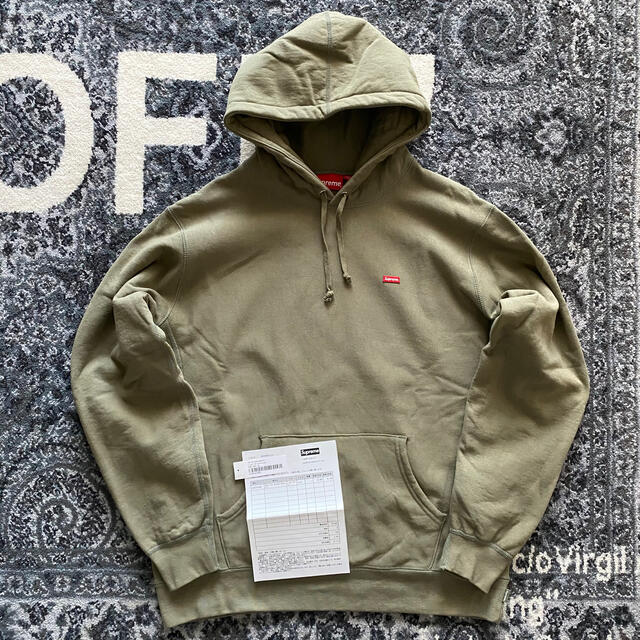 supreme small box hooded sweatshirt