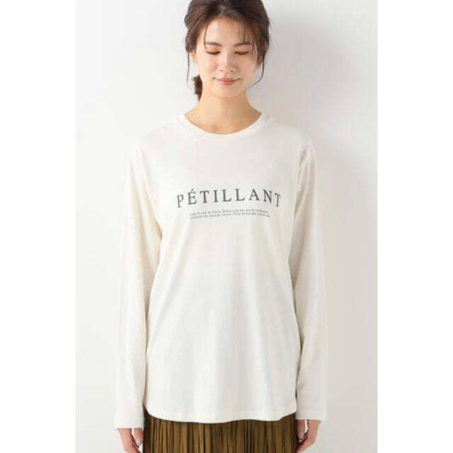 IENA(イエナ)のIENA PETILLANT ロングTシャツ ナチュラル レディースのトップス(Tシャツ(長袖/七分))の商品写真