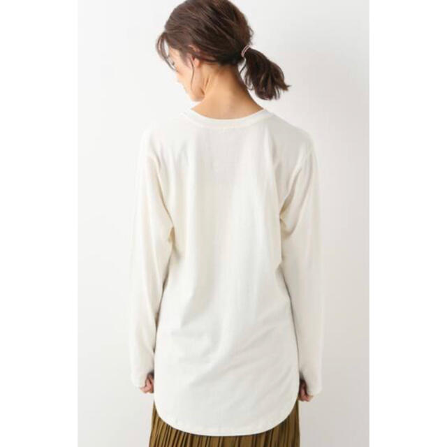 IENA(イエナ)のIENA PETILLANT ロングTシャツ ナチュラル レディースのトップス(Tシャツ(長袖/七分))の商品写真