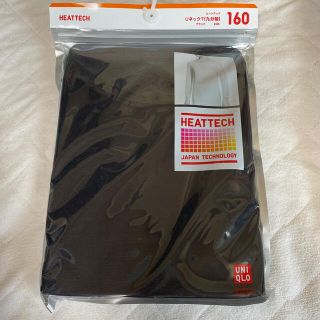 ユニクロ(UNIQLO)のユニクロ　キッズ160cm ヒートテック 黒　長袖(下着)